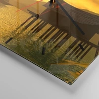 Esfera sin numeración, con rayas