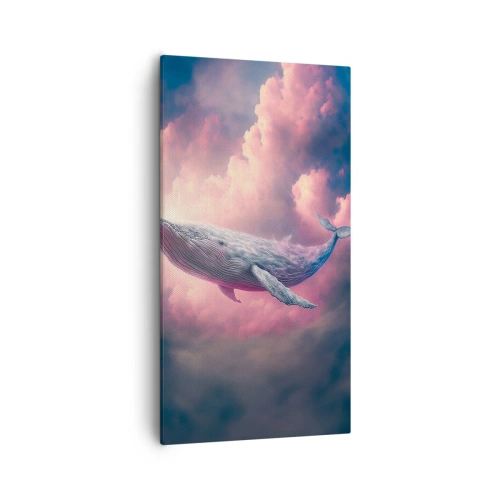 Cuadro sobre lienzo - Impresión de Imagen - La reina de los mares asciende - 55x100 cm