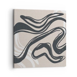 Cuadro sobre lienzo - Impresión de Imagen - Expresión multiplicada - 70x70 cm