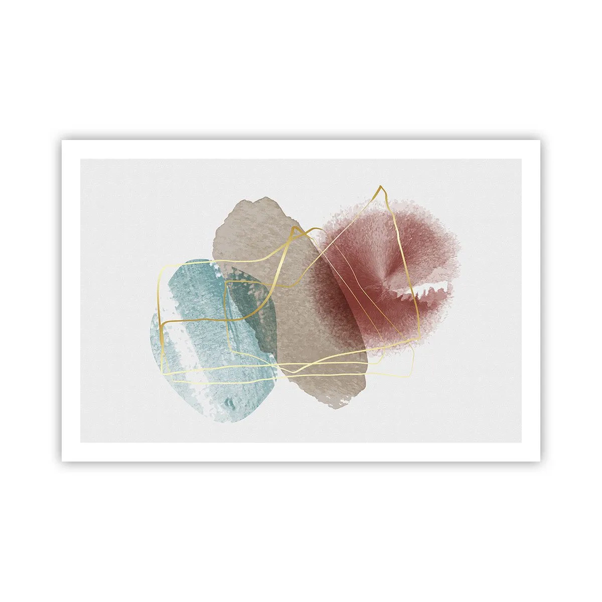 Póster - Abstracción coral del espacio - 91x61 cm