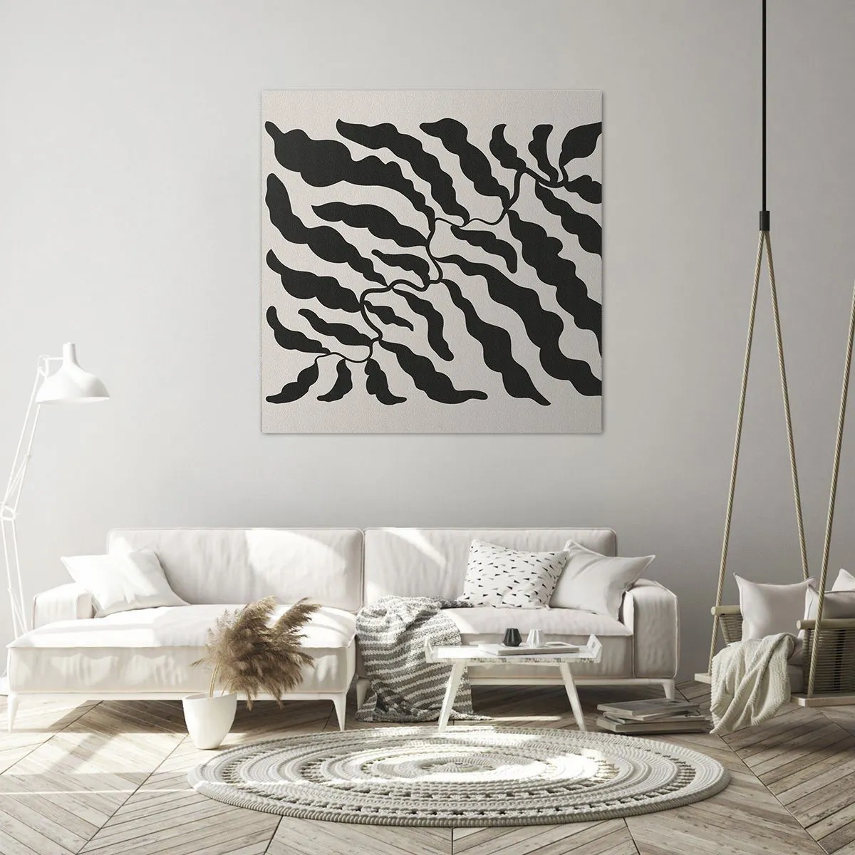 Cuadro sobre lienzo - Impresión de Imagen - La naturaleza de un cuadrado - 50x50 cm