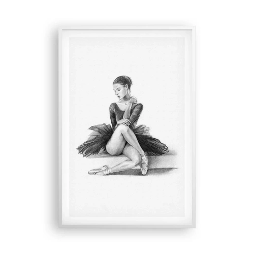 Póster en marco blanco - Amante de la danza - 61x91 cm
