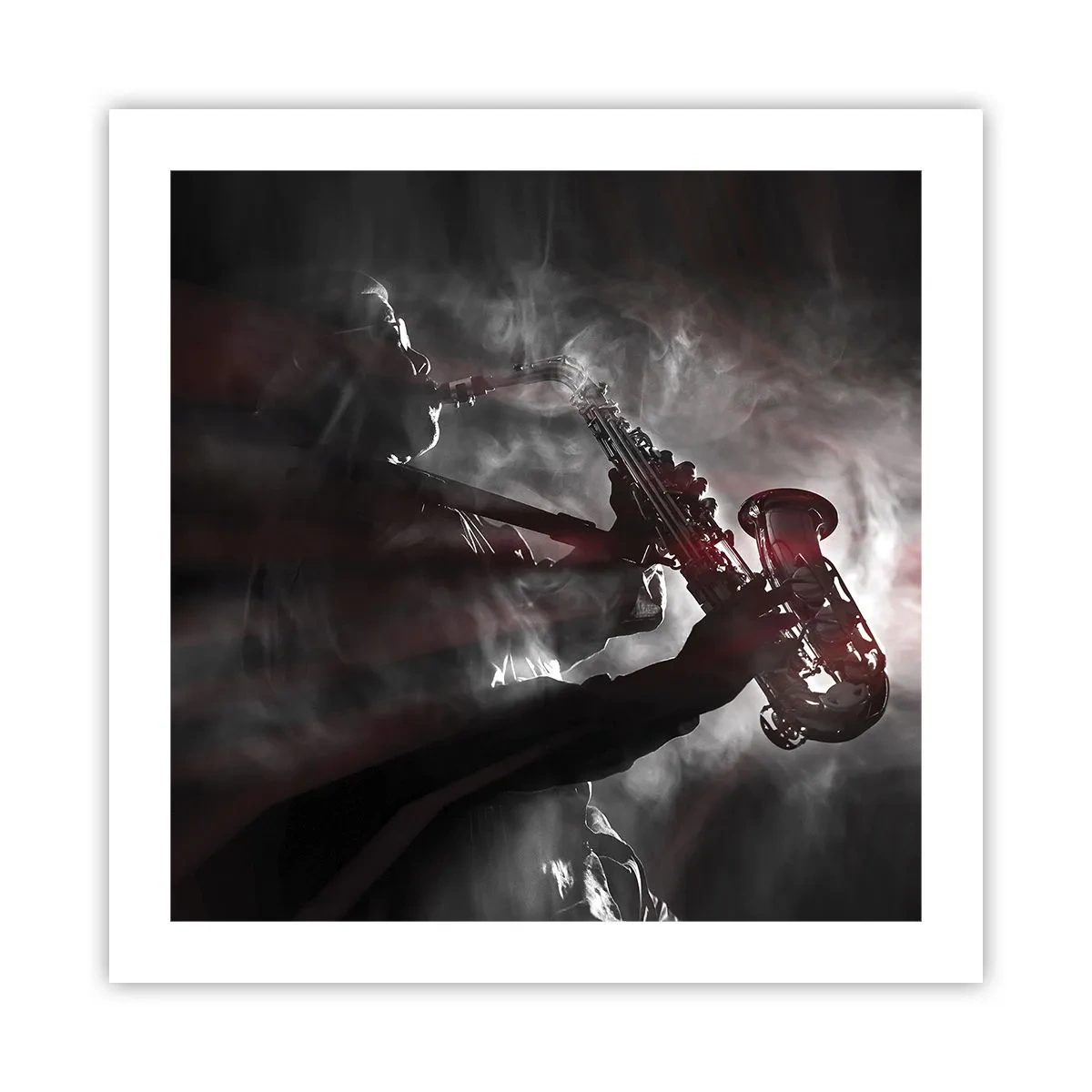 Póster - En el vapor del jazz - 50x50 cm