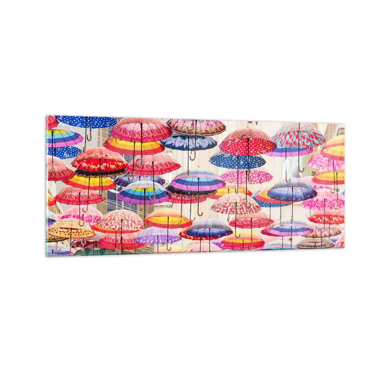 Cuadro sobre vidrio - Impresiones sobre Vidrio - Pradera urbana - 100x40 cm