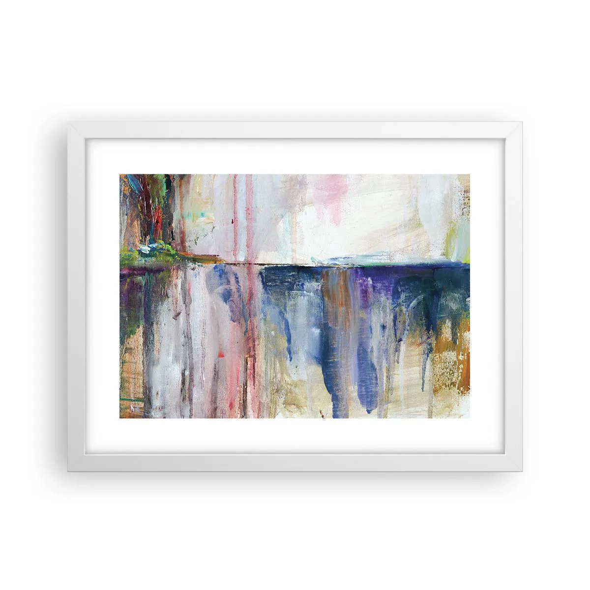 Póster en marco blanco - Impresiones y asociaciones de colores - 40x30 cm