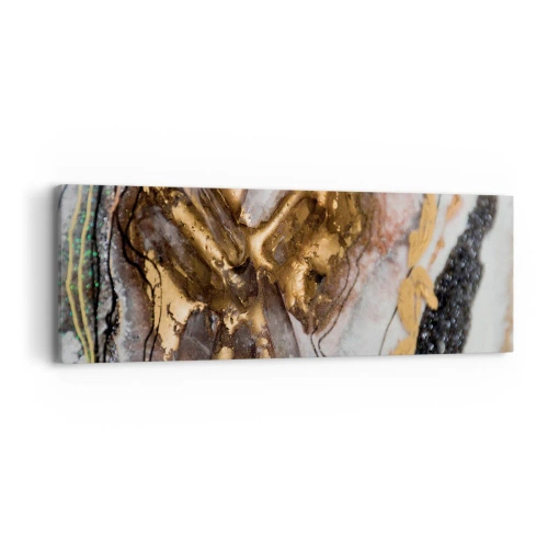 Cuadro sobre lienzo - Impresión de Imagen - Elemento de la tierra - 90x30 cm