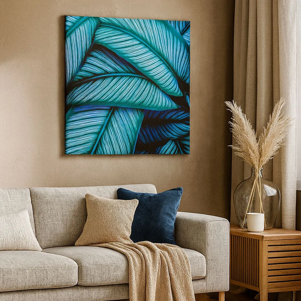 Cuadro sobre lienzo - Impresión de Imagen - Líneas de vida - 30x30 cm