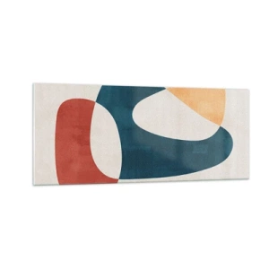 Cuadro sobre vidrio - Impresiones sobre Vidrio - Influencias y metamorfosis - 100x40 cm