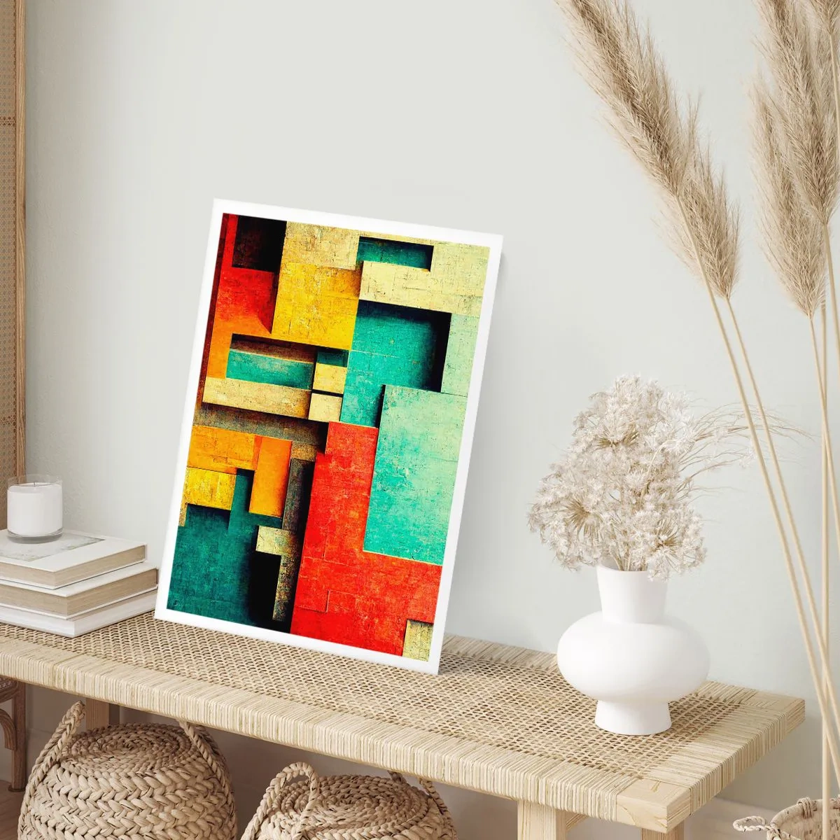 Póster - Festival de ángulos rectos - 30x40 cm