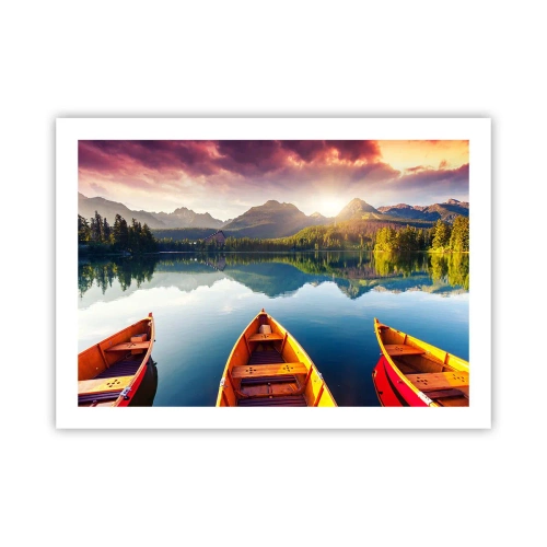 Póster - Frente a la naturaleza - 70x50 cm