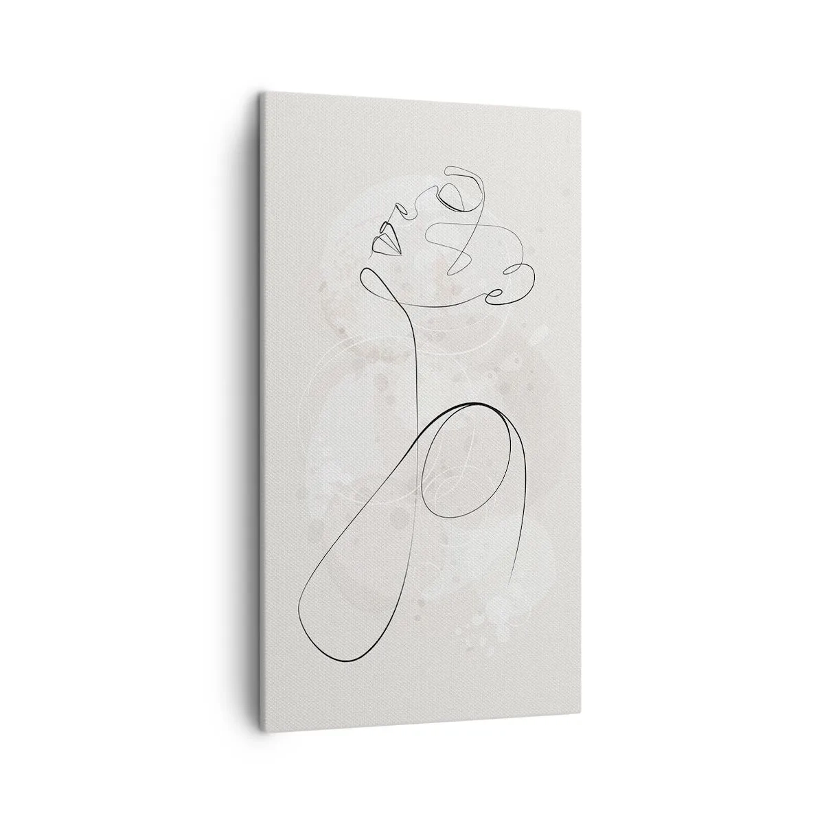 Cuadro sobre lienzo - Impresión de Imagen - La espiral de la belleza - 45x80 cm