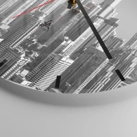 Esfera sin numeración, con rayas