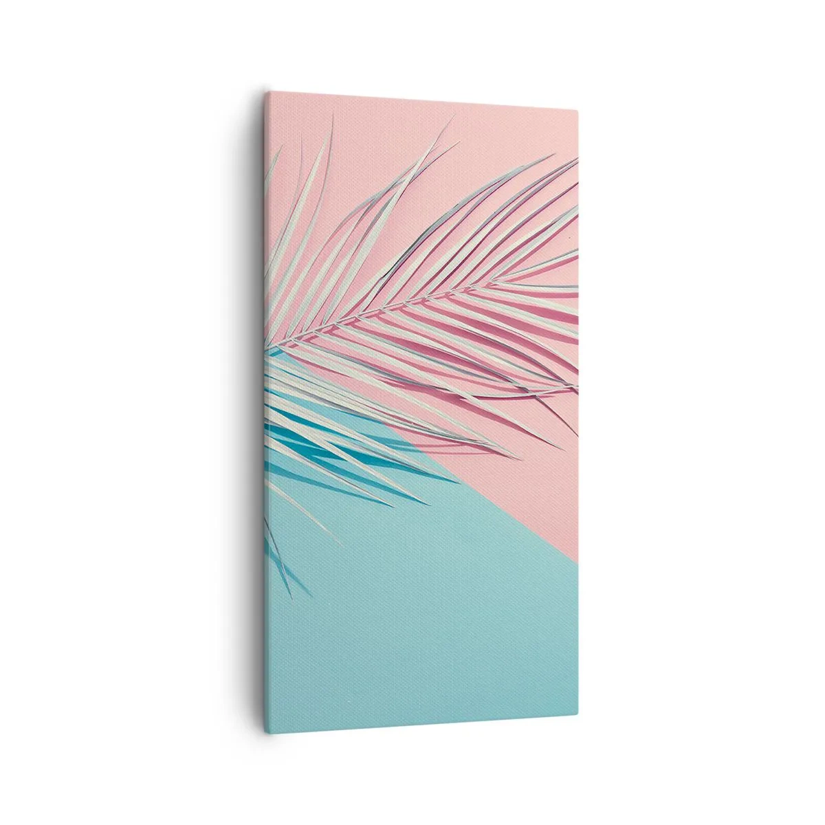 Cuadro sobre lienzo - Impresión de Imagen - Impresión tropical - 55x100 cm