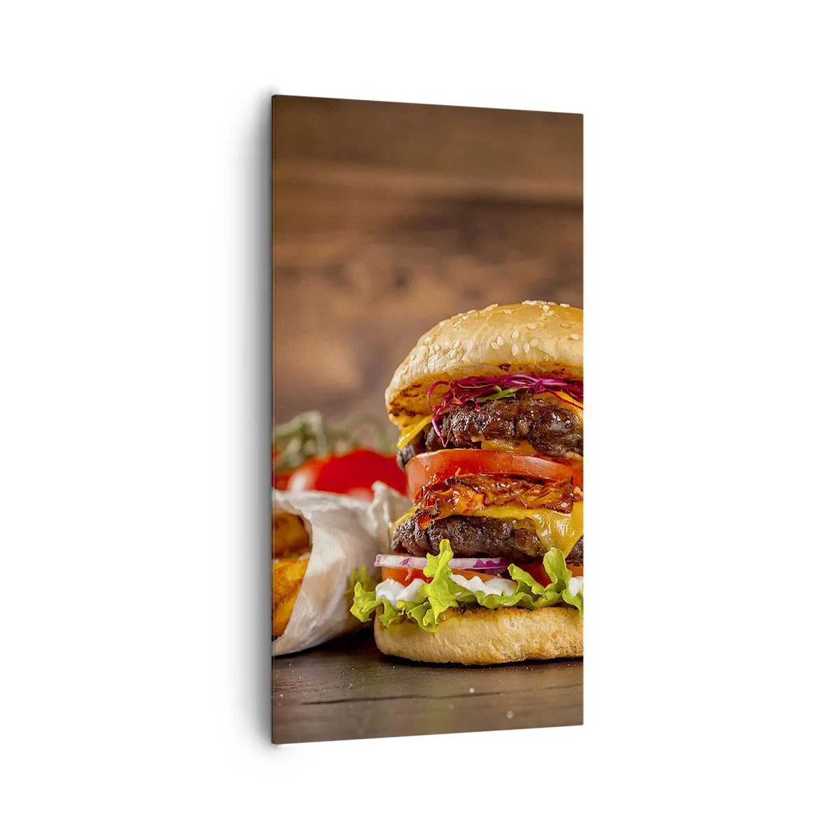 Cuadro sobre lienzo - Impresión de Imagen - Fruta prohibida - 65x120 cm