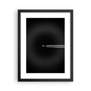 Póster en marco negro - En otra dimensión - 30x40 cm