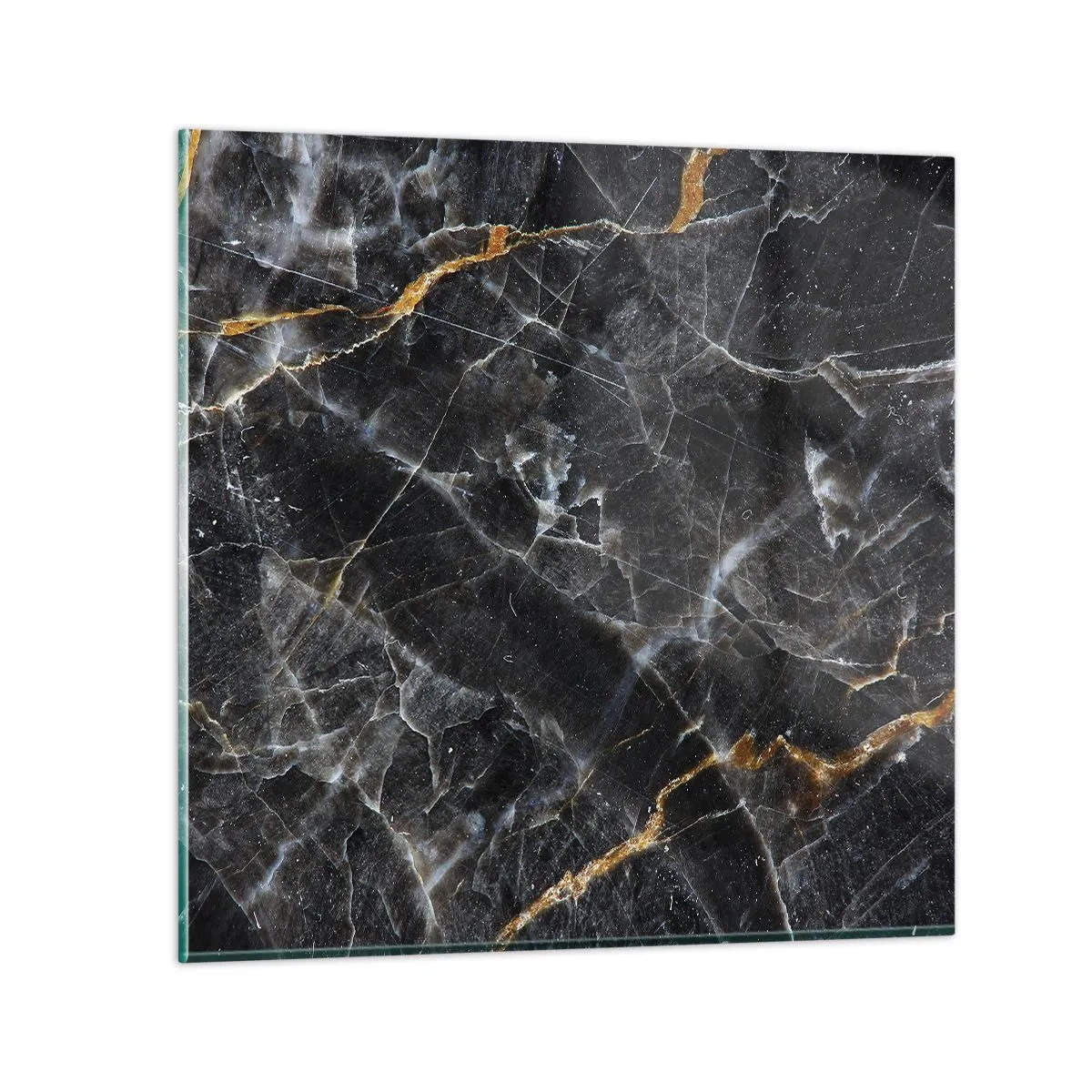 Cuadro sobre vidrio - Impresiones sobre Vidrio - La vida interior de la piedra - 30x30 cm