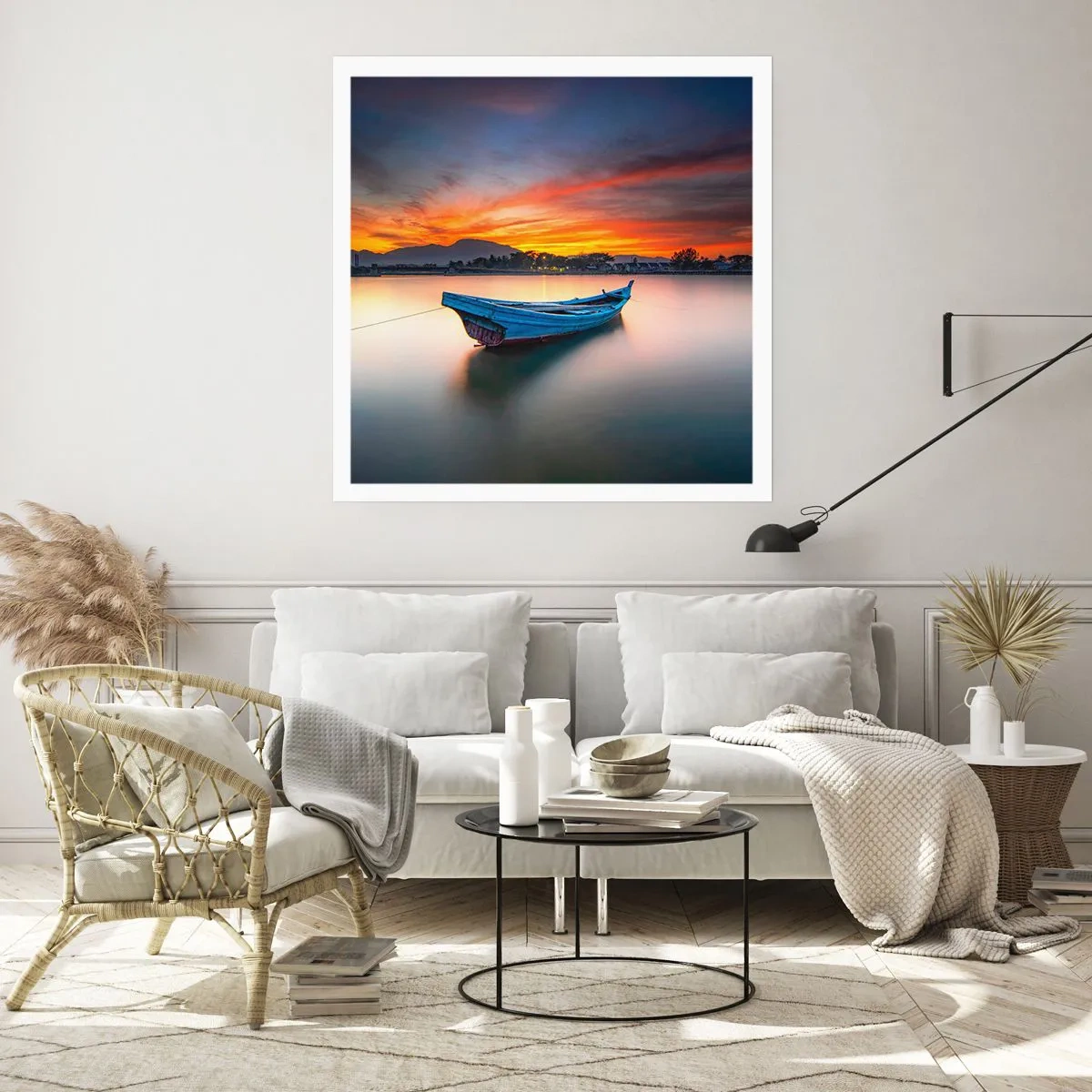 Póster - Se avecina una buena noche - 40x40 cm