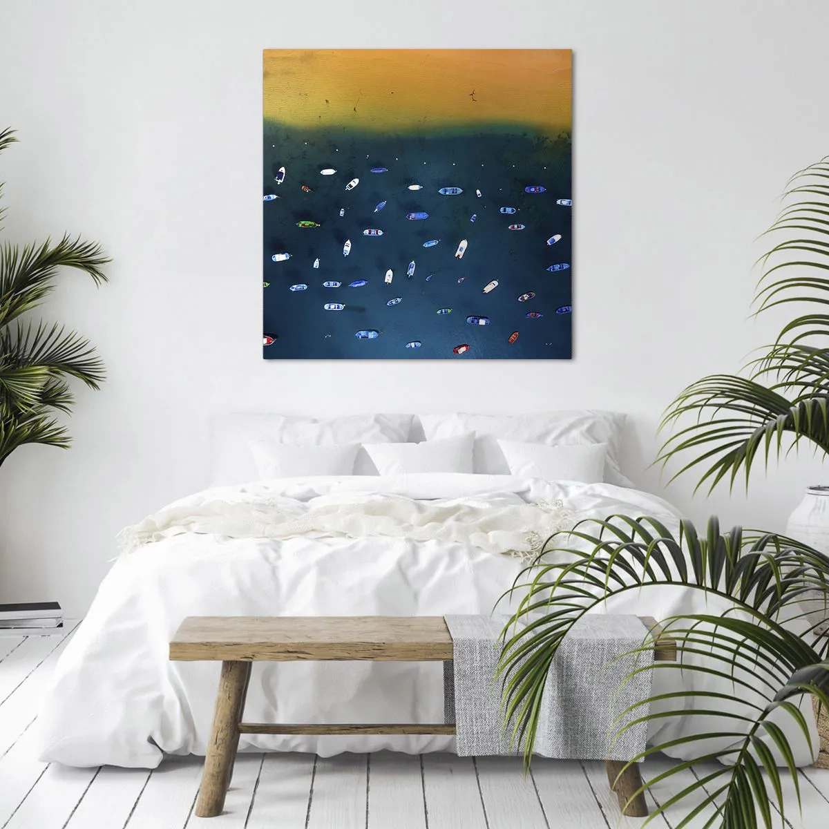Cuadro sobre lienzo - Impresión de Imagen - Un juego de vacaciones - 30x30 cm