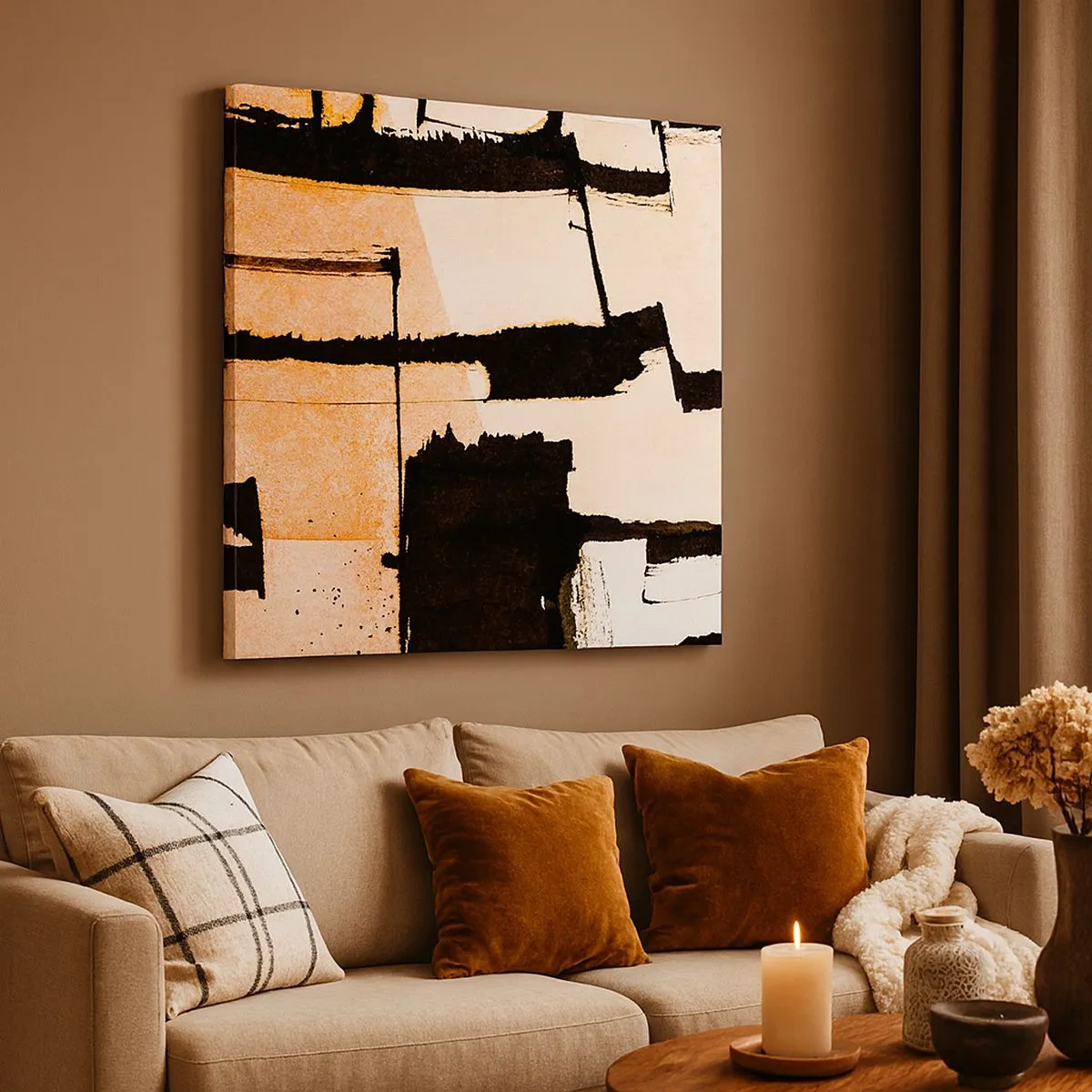 Cuadro sobre lienzo - Impresión de Imagen - Aun así hay orden - 30x30 cm