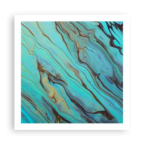 Póster - Marea turquesa - 60x60 cm
