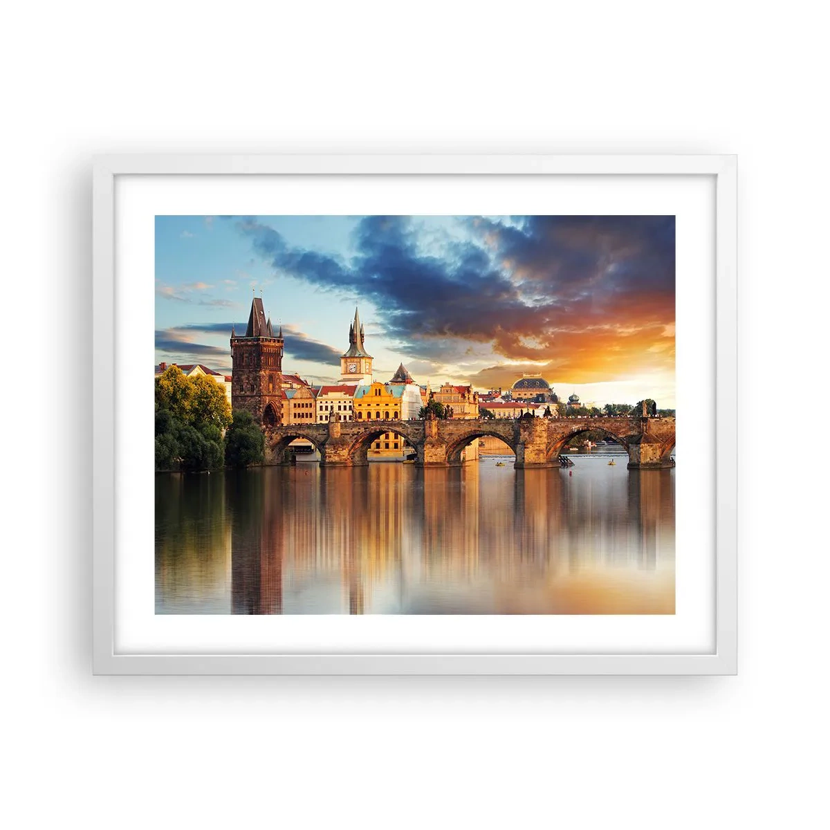 Póster en marco blanco - La belleza no tiene edad - 50x40 cm