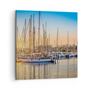 Cuadro sobre lienzo - Impresión de Imagen - El viento debe dormir también - 50x50 cm