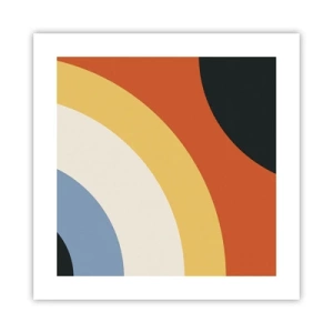 Póster - Círculo sobre círculo - 40x40 cm