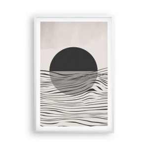 Póster en marco blanco - Media composición - 61x91 cm