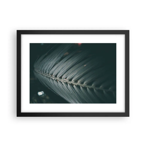 Póster en marco negro - La precisión de la naturaleza - 40x30 cm