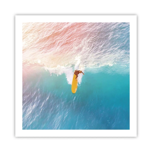 Póster - Jinete del océano - 60x60 cm