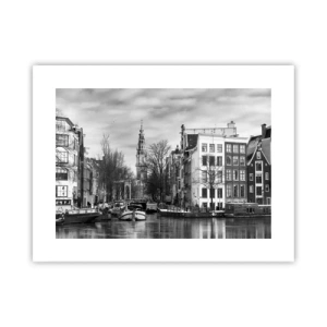Póster - Ambiente de Ámsterdam - 40x30 cm