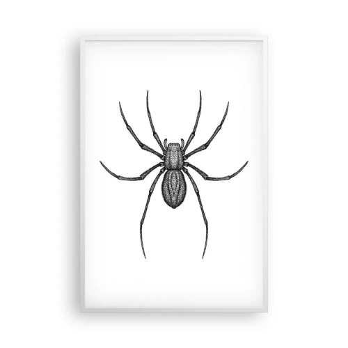 Póster en marco blanco - Precisión inquietante - 61x91 cm