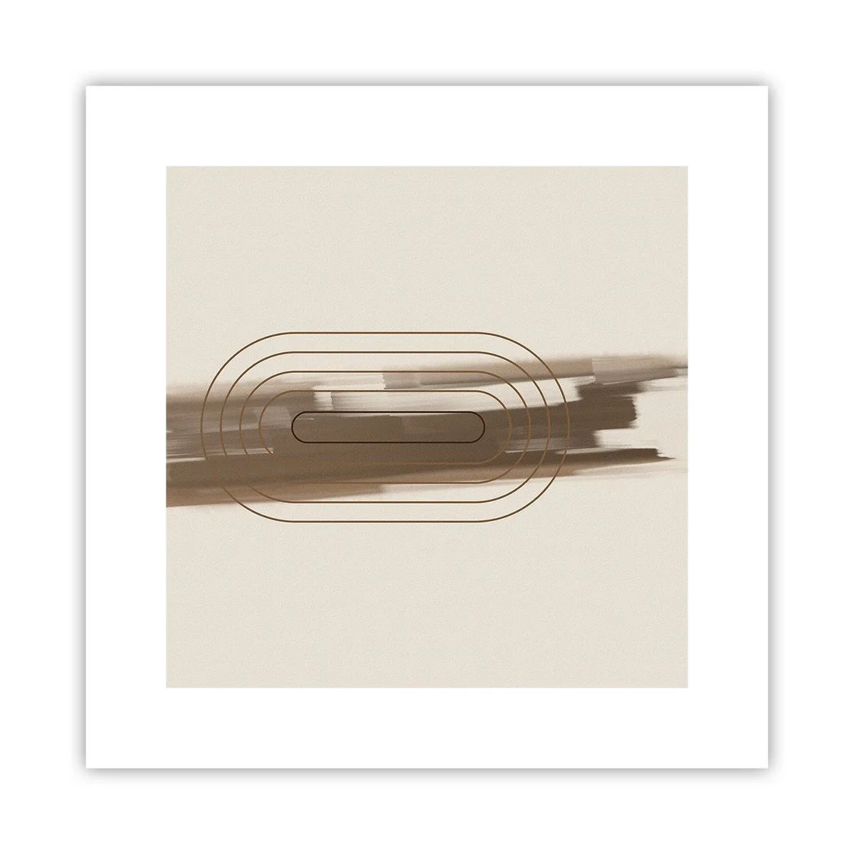Póster - Un soplo de gris - 30x30 cm