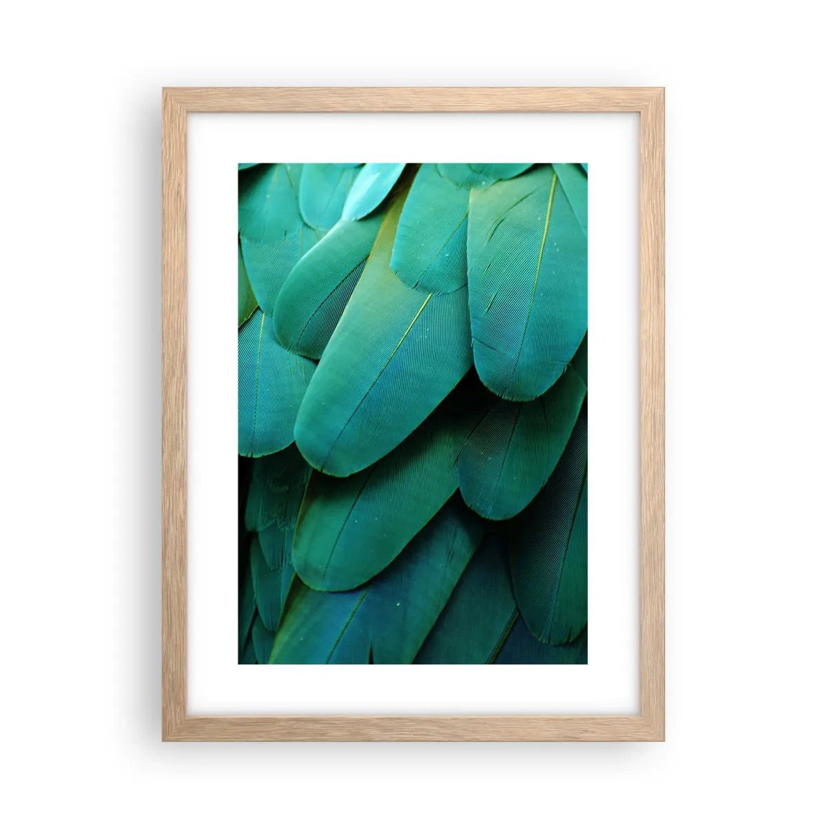 Póster en marco roble claro - La precisión de la naturaleza  - 30x40 cm
