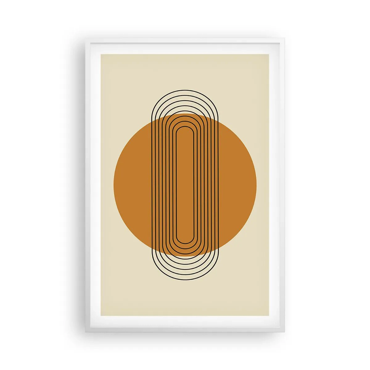 Póster en marco blanco - El plan perfecto - 61x91 cm