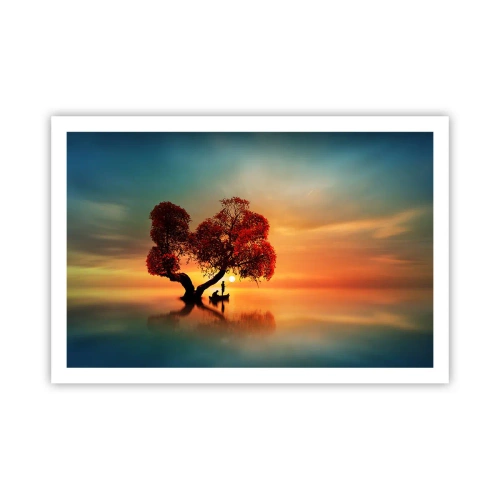 Póster - La lejanía y el silencio del mundo - 91x61 cm