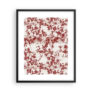 Póster en marco negro - Como un viejo percal - 40x50 cm