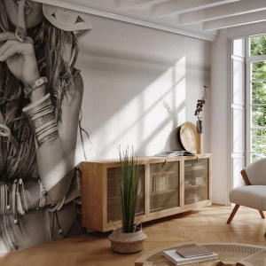 Fotomural Premium Canvas - Libertad natural - Mujer, bohemia, Vintage - 400x280 cm