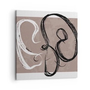 Cuadro sobre lienzo - Impresión de Imagen - Composición: la búsqueda de la plenitud - 60x60 cm