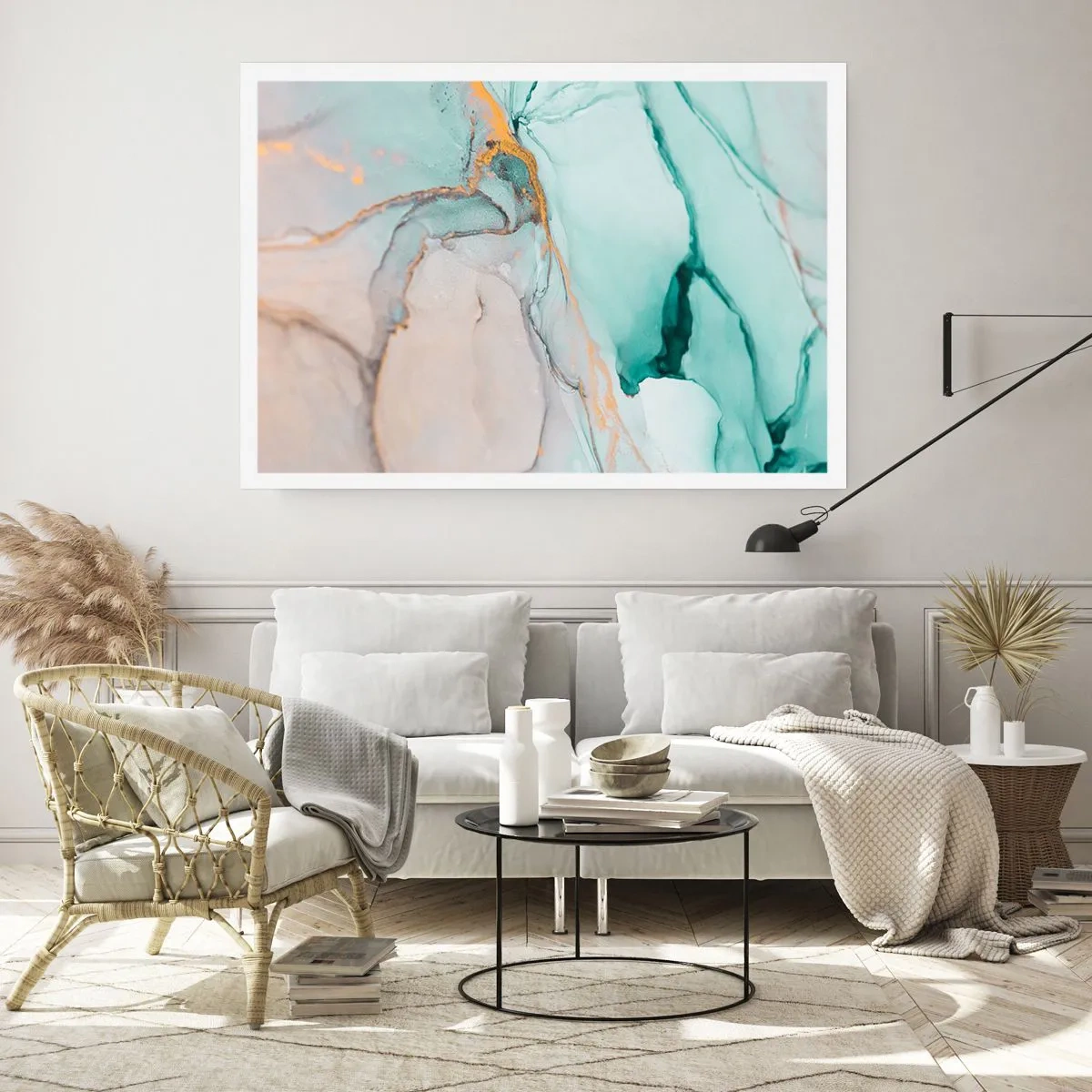 Póster - Danza de formas y colores - 91x61 cm
