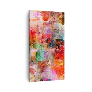 Cuadro sobre lienzo - Impresión de Imagen - Un viaje a través del rosa - 55x100 cm