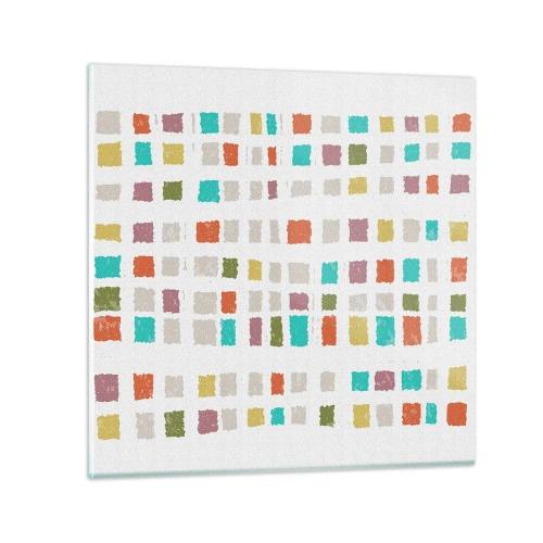 Cuadro sobre vidrio - Impresiones sobre Vidrio - Juego desconocido - 70x70 cm