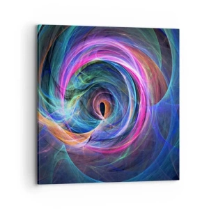 Cuadro sobre lienzo - Impresión de Imagen - ¿Dónde me llevarás? - 70x70 cm