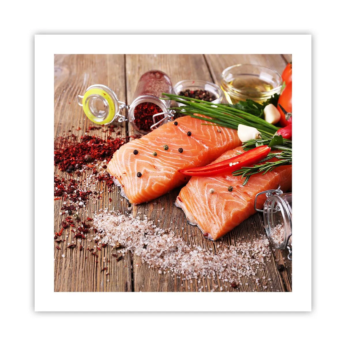 Póster - Una aventura noruega en la cocina - 50x50 cm