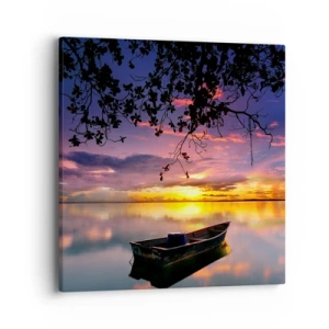 Cuadro sobre lienzo - Impresión de Imagen - Un cielo de ensueño - 40x40 cm