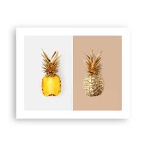 Póster - Piña y media - 50x40 cm