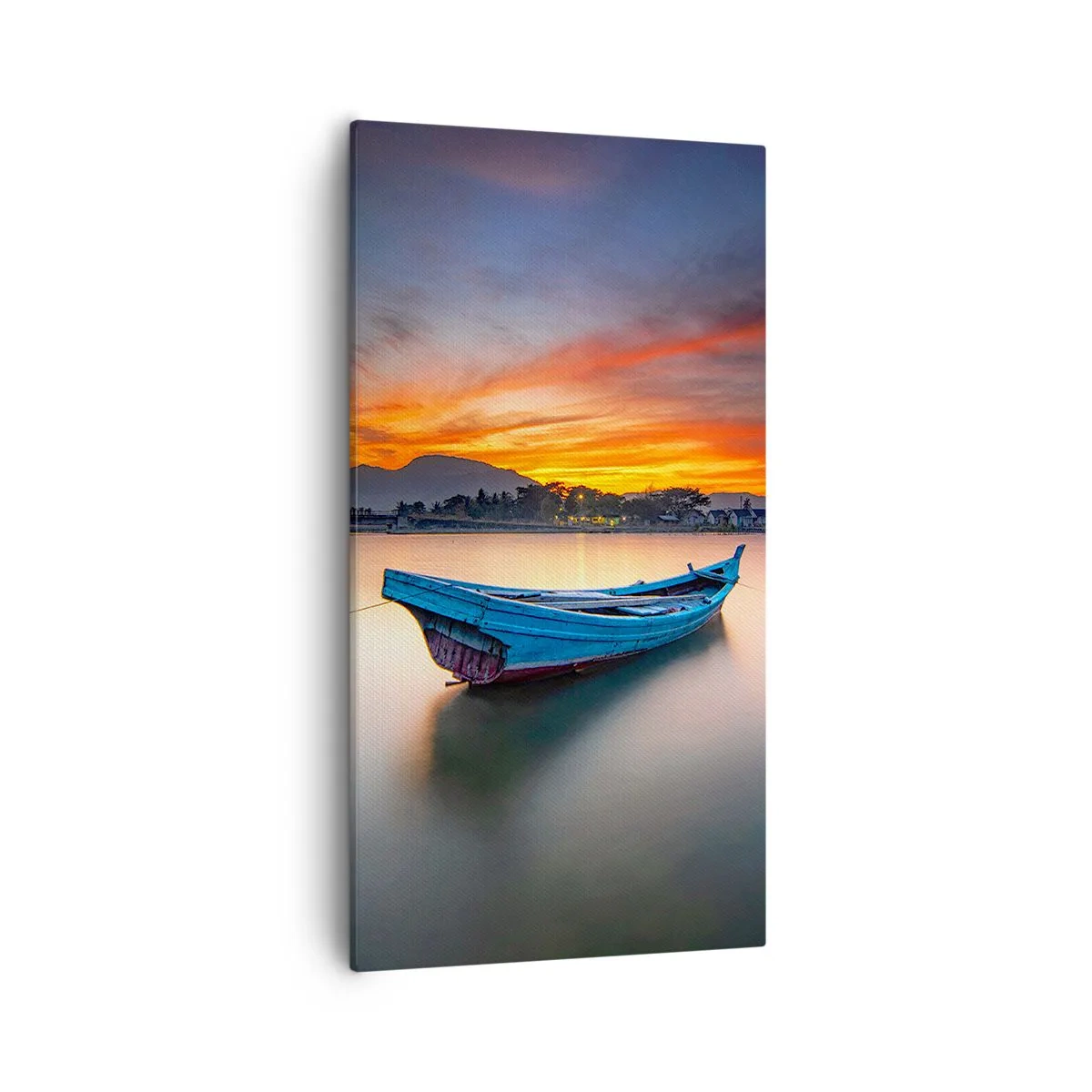 Cuadro sobre lienzo - Impresión de Imagen - Se avecina una buena noche - 55x100 cm