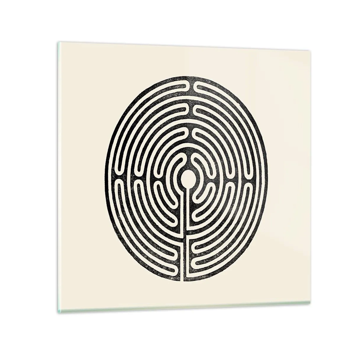 Cuadro sobre vidrio - Impresiones sobre Vidrio - Orden misterioso - 30x30 cm