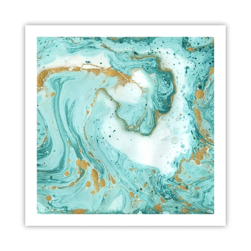 Póster - Bajo la gran ola del periodo Edo - 60x60 cm