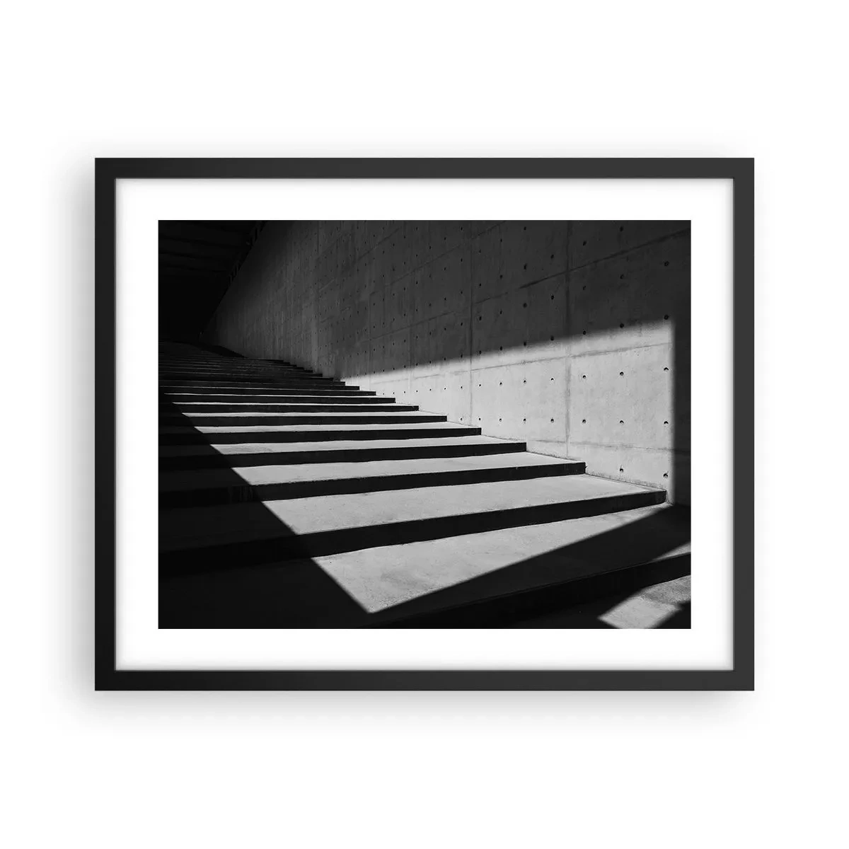 Póster en marco negro - La cruda belleza del modernismo - 50x40 cm